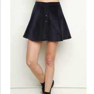 Brandy Melville Brya Skirt - Navy
